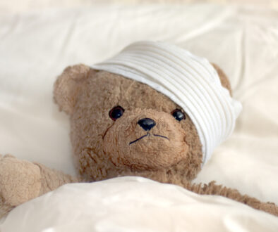 Teddy in hospital