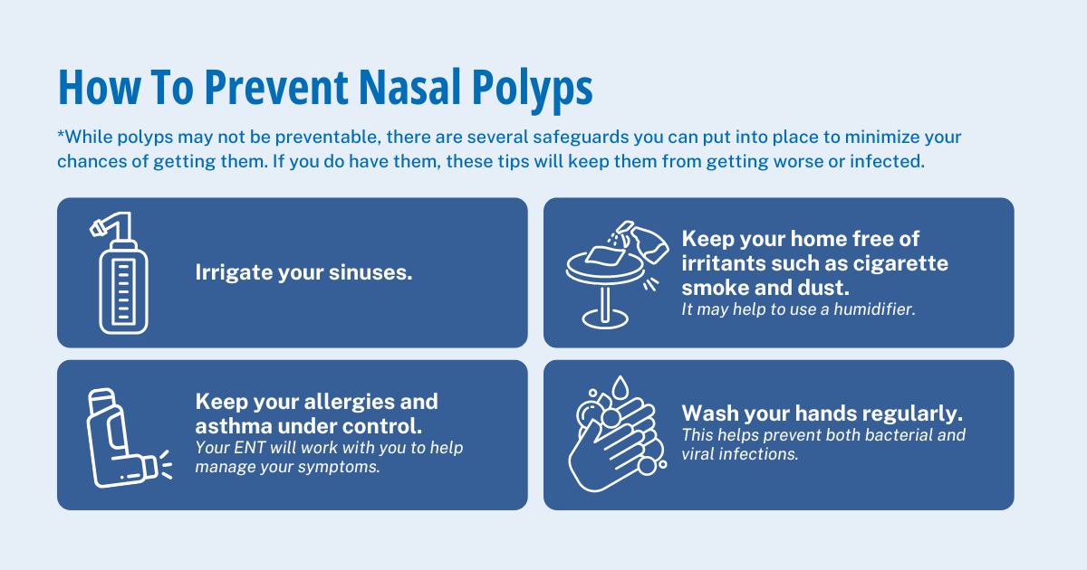 Nasal polyps prevention tips