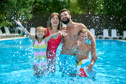 Family pool day!